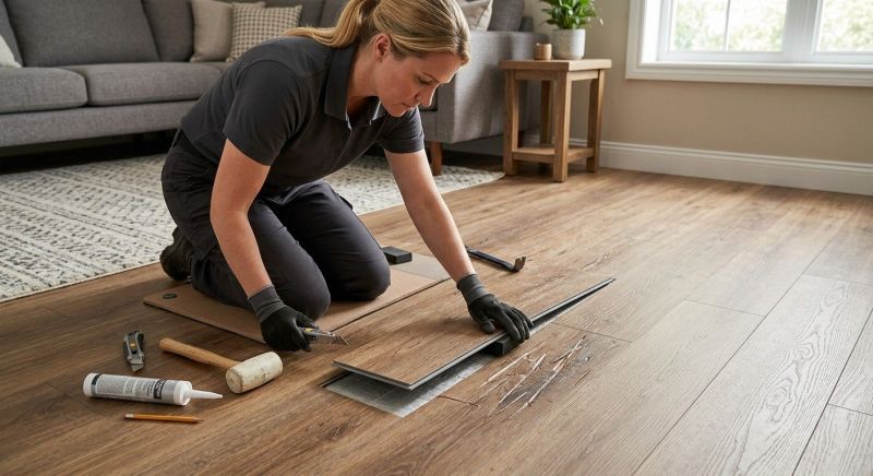 Vinyl Floor Repair Service