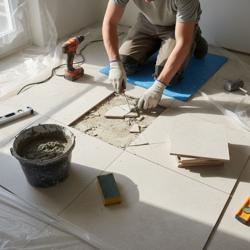 Linoleum Tile Repair