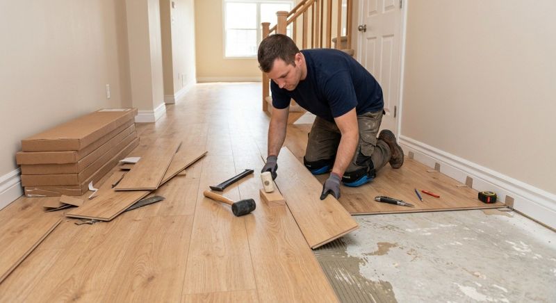 Plank Laminate Installation in Fredericksburg, VA