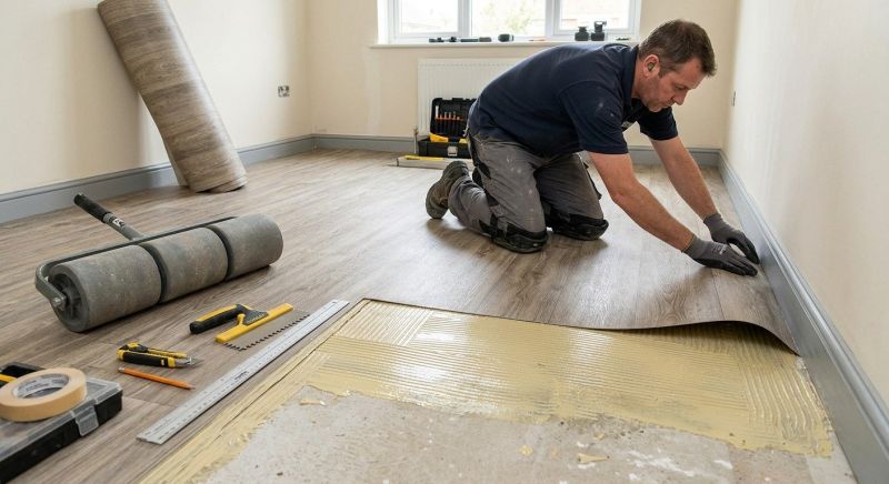 Sheet Linoleum Installation in Mesa, AZ