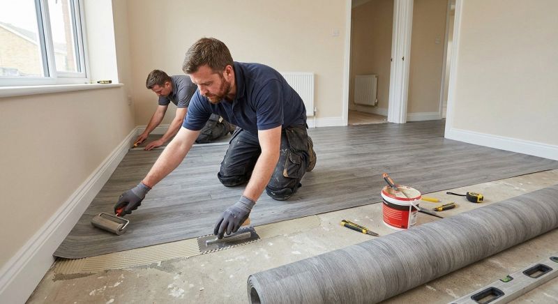 Sheet Linoleum Installation in Mesa, AZ