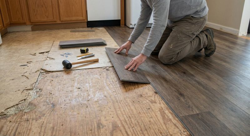 Vinyl Tile Installation in Longmont, CO
